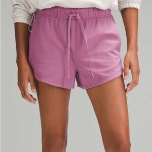 Lululemon Inner Glow High Rise 3” Shorts Velvet Dust Purple Pink